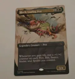 MTG Blech, Loafing Pest - Borderless - Secrets of Strixhaven SOS - Image 1