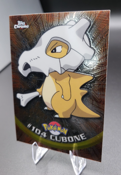 2000 Topps Chrome Series 2 - Pokemon Cubone #104 - Image 3
