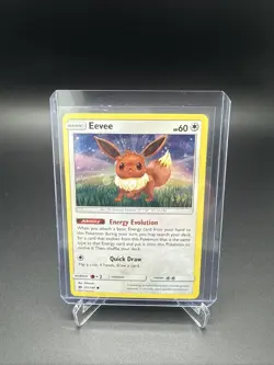 Pokemon TCG Eevee 101/149 Cosmos Holo Promo Card Sun & Moon Base Set Exclusive - Image 1
