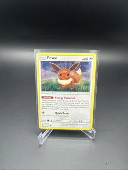 Pokemon TCG Eevee 101/149 Cosmos Holo Promo Card Sun & Moon Base Set Exclusive - Image 2