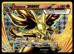 Delphox BREAK 14/124 XY - Fates Collide Pokemon - Image 1
