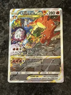Pokemon Charizard VSTAR Sword & Shield Promo Full Art Holo SWSH262 - Image 1