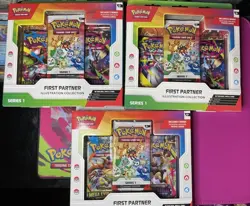 Pokemon Tcg First Partner Illustration Collection (Series 1) Lot Of 3 - Image 1