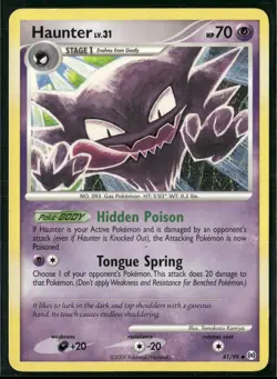 Haunter 41/99 Uncommon Arceus Pokemon Heavily Played - Image 1