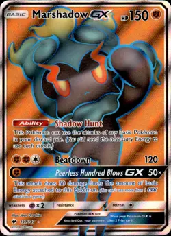 Marshadow GX 137/147 Holo - Pokemon SM Burning Shadows - NM - Image 1