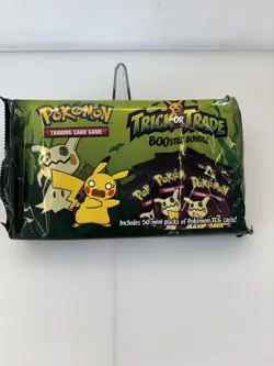 Pokemon TCG Trick Or Trade 2023 BOOster Sealed Pack - Image 1