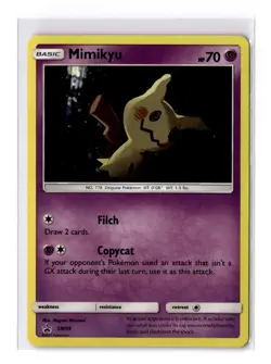 Mimikyu - SM99 Sun & Moon Black Star Promo Card - LP - POKEMON TCG - Image 1