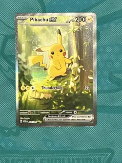 2026 Pokemon Pikachu EX 276/217 Special Illustration Rare Ascended Heroes - Image 1