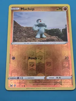 Machop 086/196 Reverse Holo Pokemon TCG Lost Origin NM - Image 1