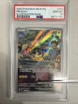 **PSA 10** Pokemon 151 SV3.5 MEW-EN Pikachu 173/165 - Image 1