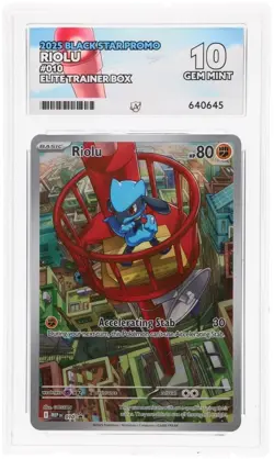 Riolu 010 Black Star Promo Mega Evolutions Pokemon TCG ACE 10 - Image 1