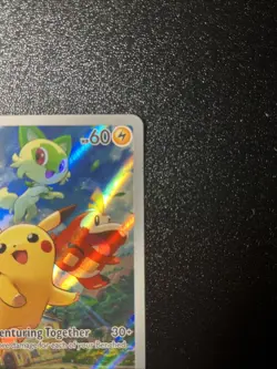 Pokemon Pikachu SVP 027 Scarlet & Violet Paldea Evolved ETB Promo - Image 4