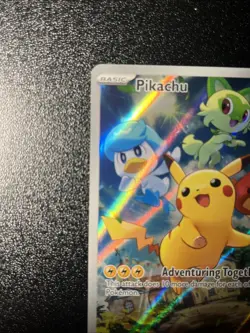 Pokemon Pikachu SVP 027 Scarlet & Violet Paldea Evolved ETB Promo - Image 5