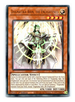 Dogmatika Adin, the Enlightened - MP21-EN103 - Ultra Rare 1st Edition Yugioh - Image 1