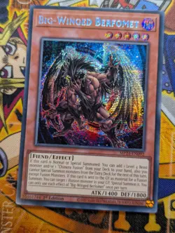 Yu-Gi-Oh! - Big-Winged Berfomet - MP24-EN092 - Secret Rare - 1st Edition - Image 1