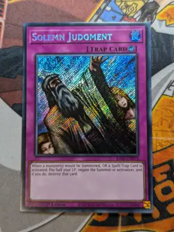 Yu-Gi-Oh! - Solemn Judgment - RA02-EN075 - Secret Rare - 1st Edition - Image 1