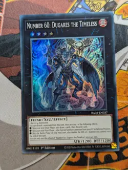 Number 60: Dugares the Timeless RA02-EN037 Super Rare 1st Edition YuGiOh TCG - Image 1