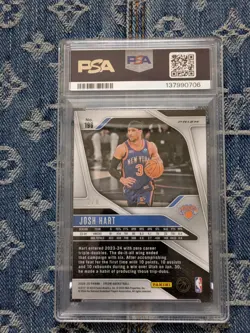 PSA 9 2024-25 Panini Prizm Josh Hart Plum Blossom 2/8 Pop 1 NONE higher RARE - Image 3