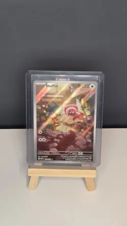 Pokemon TCG Mega Evolution Stufful Illustration Rare 154/132 NM Card - Image 2