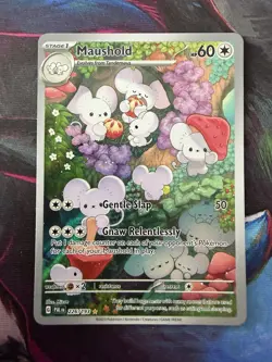 Pokemon Card Maushold 226/193 Paldea Evolved Illustration Rare Near Mint - Image 1