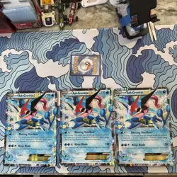 Ash-Greninja EX - (XY Black Star Promos) XY133 Jumbo Cards (3) Holo - Image 1