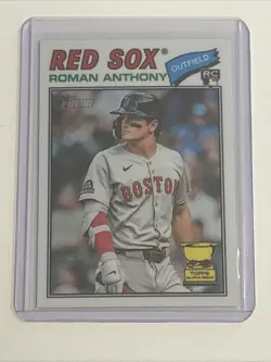 2026 Topps Heritage Roman Anthony RC White Chrome * All Star Rookie Cup* Red Sox - Image 3