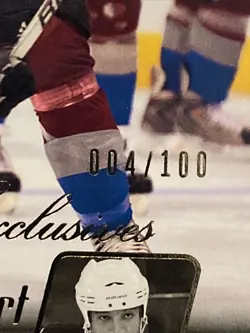 2010-11 Upper Deck Chris Stewart UD Exclusives 004/100 Colorado Avalanche SP - Image 3