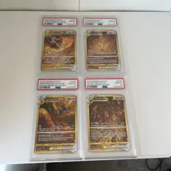 Pokemon Crown Zenith PSA 10 Gold Set - Giratina V STAR, Dialga, Palkia, Arceus - Image 1