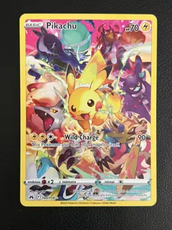 Pokemon TCG Card - Pikachu 160/159 Crown Zenith Secret Rare - Image 1
