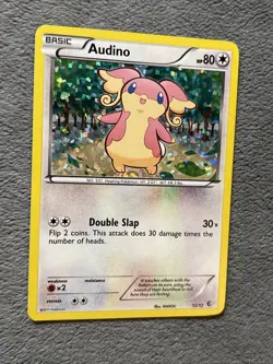 Audino 12/12 McDonald’s Holo 2011 Pokemon Card NM - Image 4