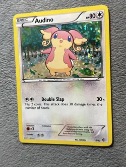 Audino 12/12 McDonald’s Holo 2011 Pokemon Card NM - Image 5