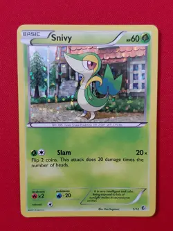 Snivy 1/12 | McDonald's Promo 2011 | Holo Rare | NM | Pokemon TCG Card - Image 1
