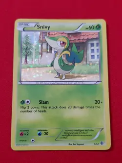 Snivy 1/12 | McDonald's Promo 2011 | Holo Rare | NM | Pokemon TCG Card - Image 2