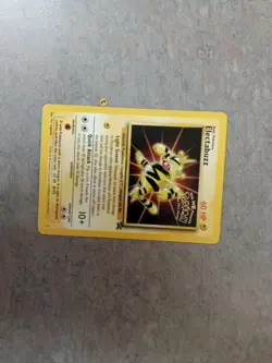 Electabuzz Kids WB Promo Pokemon Card Vintage Rare WOTC Promo Holo NM - Image 1