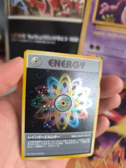 Pokemon Karte Card Rainbow Regenbogen Energy Team Rocket Holo japan NM- Swirl - Image 2