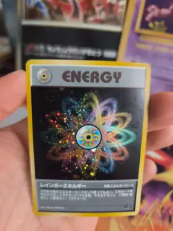 Pokemon Karte Card Rainbow Regenbogen Energy Team Rocket Holo japan NM- Swirl - Image 3