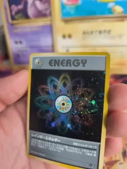 Pokemon Karte Card Rainbow Energy Team Rocket Gang Holo japanese NM- 2x Swirl - Image 3