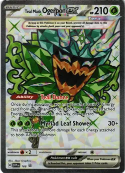 SV: Scarlet & Violet Promo Cards #166 Teal Mask Ogerpon ex - Image 1
