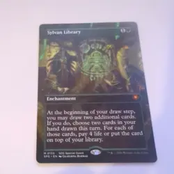 Sylvan Library - Secrets Of strixhaven - Special Guest Borderless - MTG - Image 1