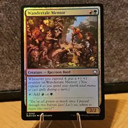MTG Wandertale Mentor Bloomburrow Set Foil Uncommon #240 NM Fresh Pull No Play - Image 1