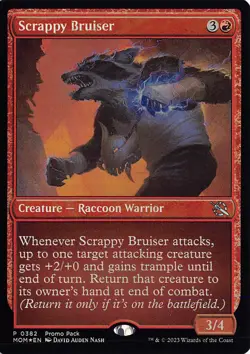 Scrappy Bruiser Foil U Promo Pack: March of the Machine 382 NM - Image 1