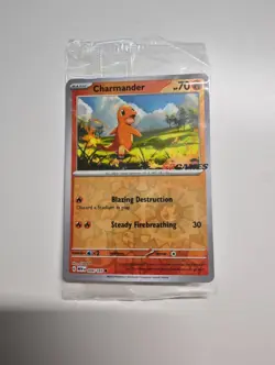 Pokemon TCG Charmander - (EBGames Exclusive Stamp) 004/165 sealed - Image 1