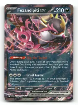 Fezandipiti ex 038/064 - Shrouded Fable - Pokemon Card NM/M - Image 1