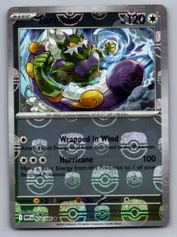 TORNADUS 078/086 RARE WHITE FLARE POKEMON MASTERBALL HOLO NM - Image 1