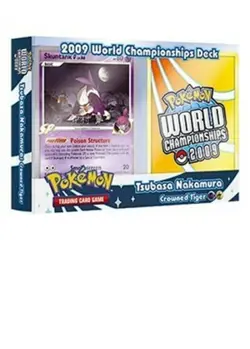 2009 Pokemon World Champ Crowned Tiger Deck Tsubasa Nakamura sealed - Image 1