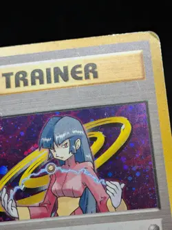 Sabrina Holo Trainer Gym Leaders 1996 Vintage Japanese Pokemon Card - Image 4