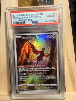 PSA 10 Galarian Articuno 182/172 Pokemon Japanese Vstar Universe Full Art GEM MT - Image 1