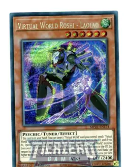 Yugioh MP21-EN174 Virtual World Roshi - Laolao Secret Rare 1st Edition - Image 1