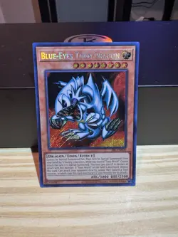 Yugioh Blue-Eyes Toon Dragon Spell Ruler Secret Rare SRL-EN000 - Image 2