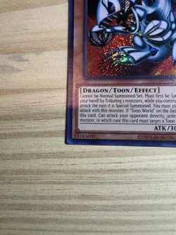 Yugioh Blue-Eyes Toon Dragon Spell Ruler Secret Rare SRL-EN000 - Image 5